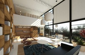 This image presents the Revit render result
